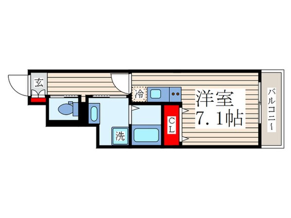 ラントヴィル船堀の物件間取画像